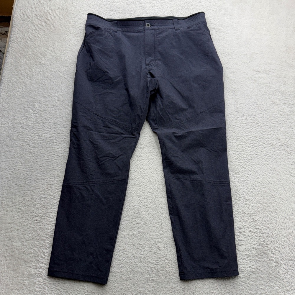 Kuhl Deceptr Mens 38x30 Charcoal Grey Tapered Hiking Tech Pants Tuff Lite UPF 50